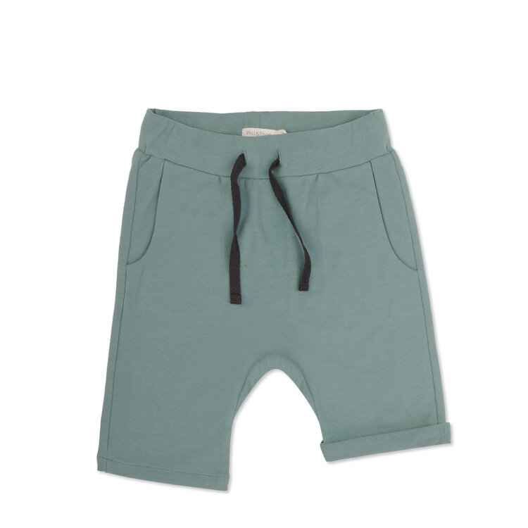 Phil&Phae Phil&Phae | Short drop crotch blauw sea glass