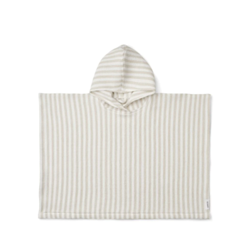 Liewood Liewood | Poncho paco stripes white sandy