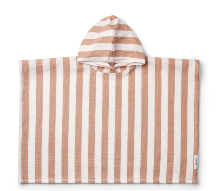 Liewood Liewood | Poncho paco stripes white rose