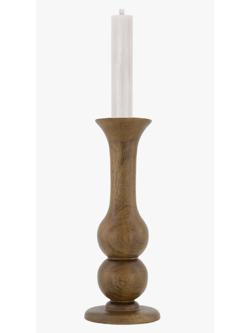 Zusss Zusss | Kandelaar hout L donkerbruin
