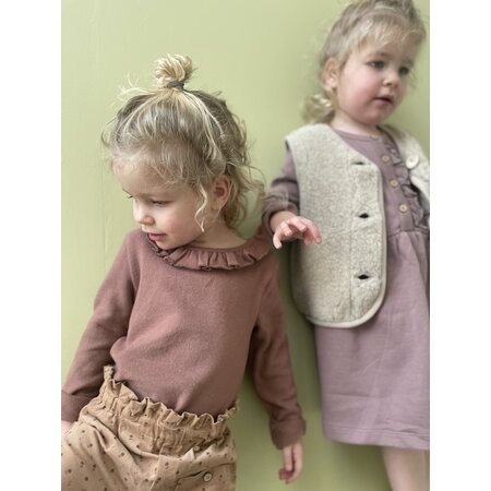 Lil Atelier Lil Atelier | Longsleeve Slim Thora carob brown