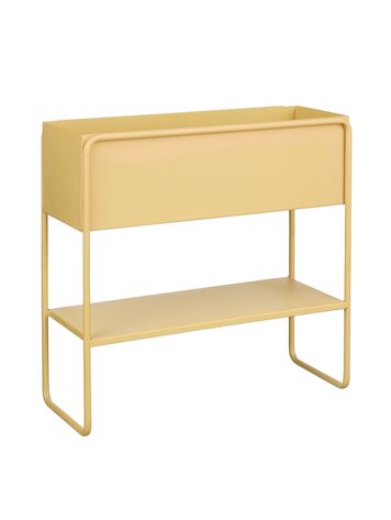 Stijl28 | Pot Cubica op standaard bruin 45x18cm