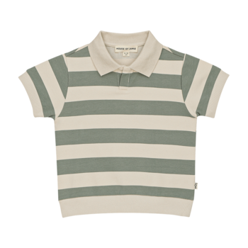 House of Jamie House of Jamie | Polo shirt stormy sea stripes