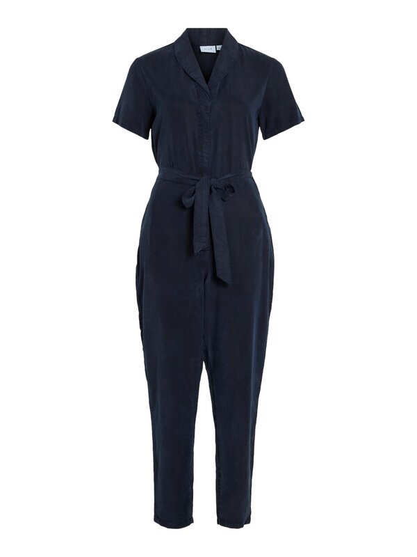 Vila Vila | Jumpsuit Listi donkerblauw