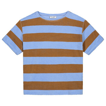 Daily Brat Daily Brat | T-shirt Striped towel blue