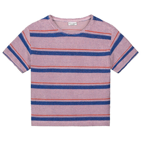Daily Brat Daily Brat | T-shirt Striped towel breezy lilac