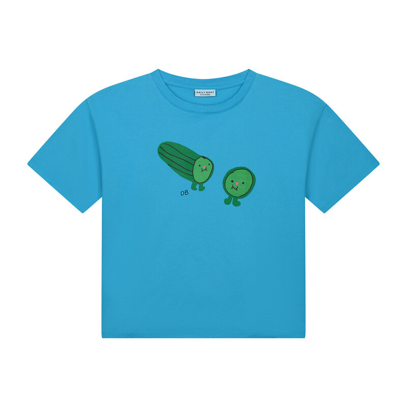 Daily Brat Daily Brat | Shirt Cute cumber blue