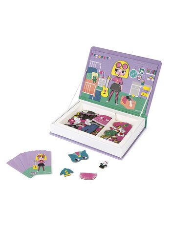 Janod Janod | Magneetboek verkleedfeest meisjes