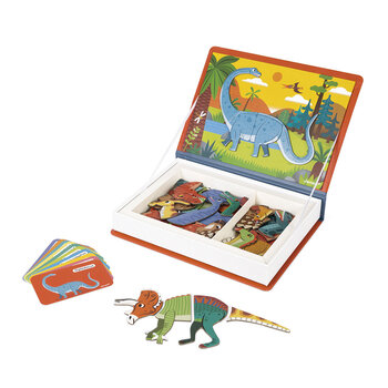 Janod Janod | Magneetboek dinosaurus