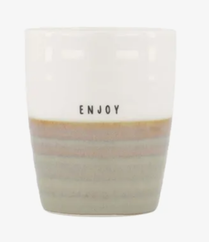 Zusss Zusss | Koffiemok enjoy wit/zand