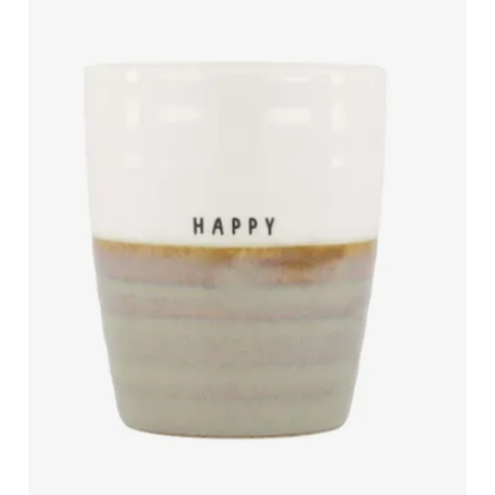 Zusss Zusss | Koffiemok happy wit/zand