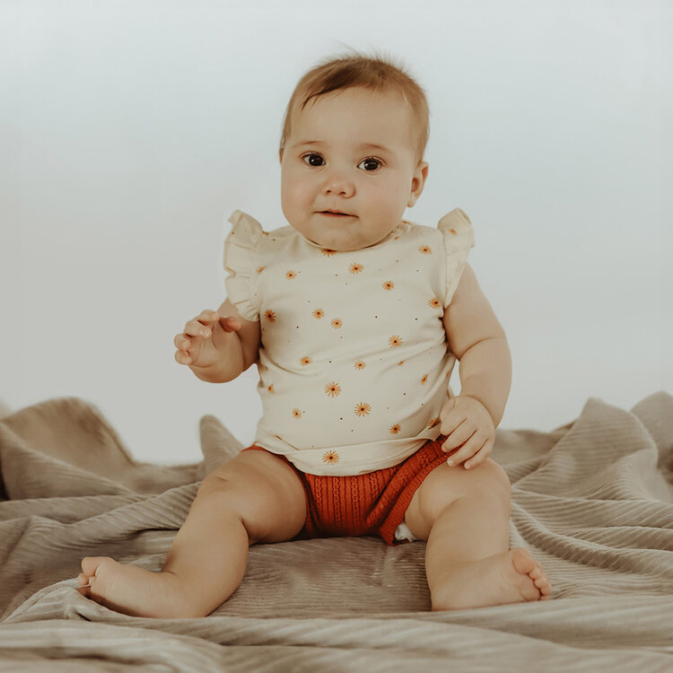 Your Wishes Your Wishes | Short Motif knit Pascal abricot brandy