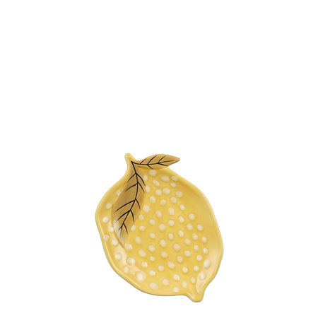 Stijl28 | Bord exotica citroen geel 18x13cm