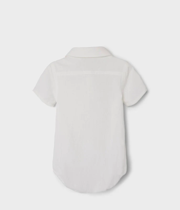 Lil Atelier Lil Atelier | Romper blouse hadam coconut milk