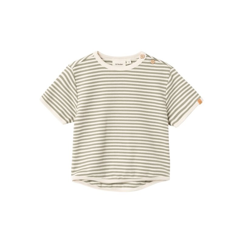 Lil Atelier Lil Atelier | Shirt geo moss grey