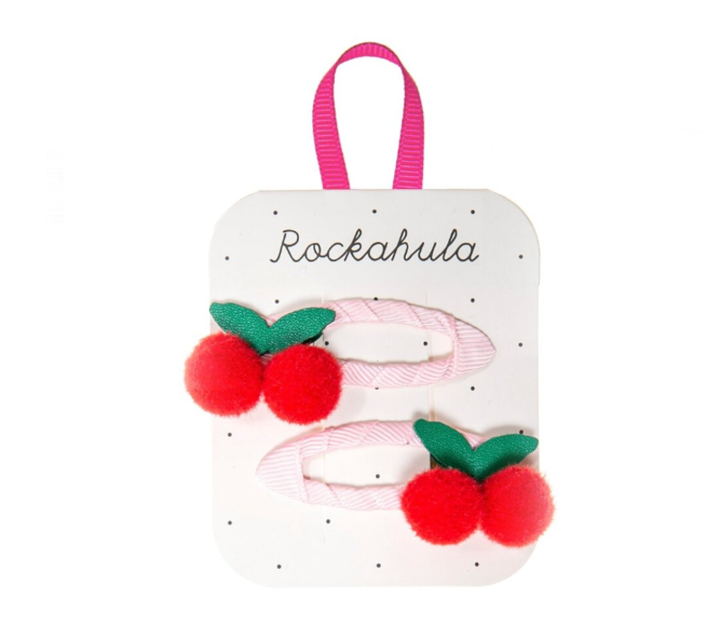 Rockahula Rockahula | Haarspeldjes sweet cherry pom pom