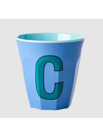 Rice Rice | Mok melamine stoffig blauw C