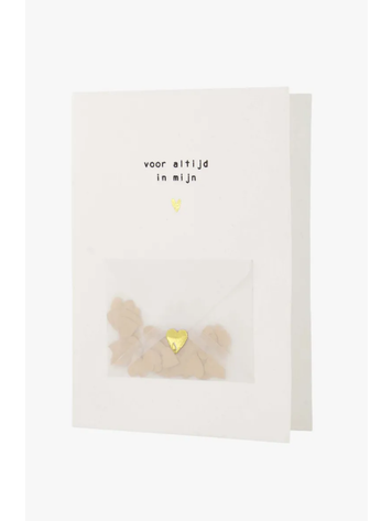 Zusss Zusss | Kaart voor altijd in mijn hart met envelopje