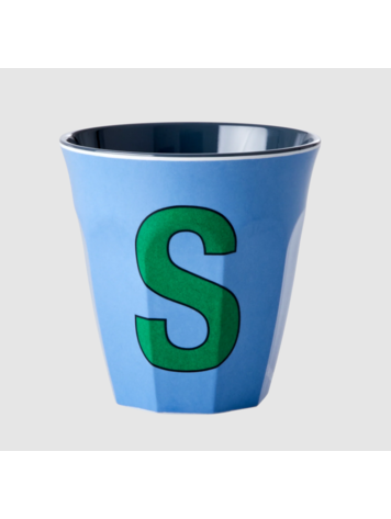 Rice Rice | Mok melamine stoffig blauw S