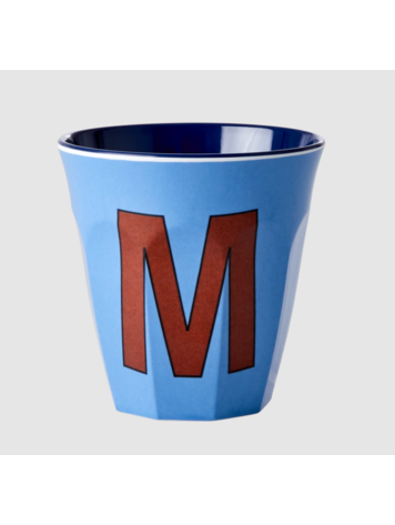 Rice Rice | Mok melamine stoffig blauw M