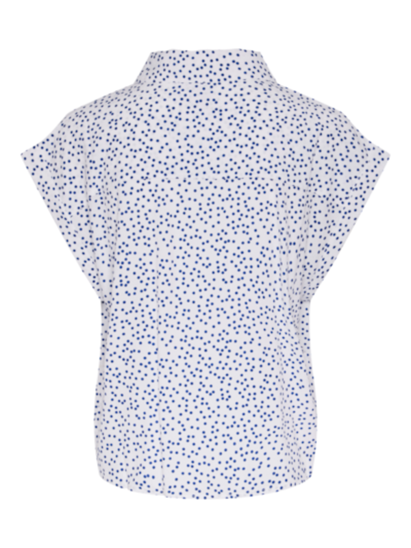 Pieces Pieces | Blouse Sui wit/blauw