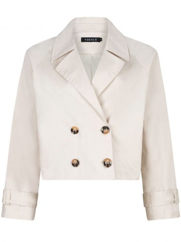 Ydence Ydence | Coat olive off-white