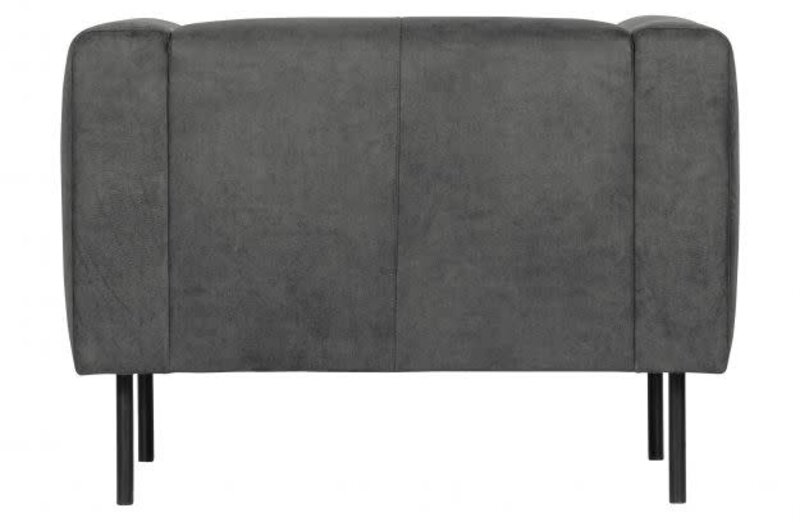 vtwonen SHOWMODEL - Skin fauteuil donker grijs
