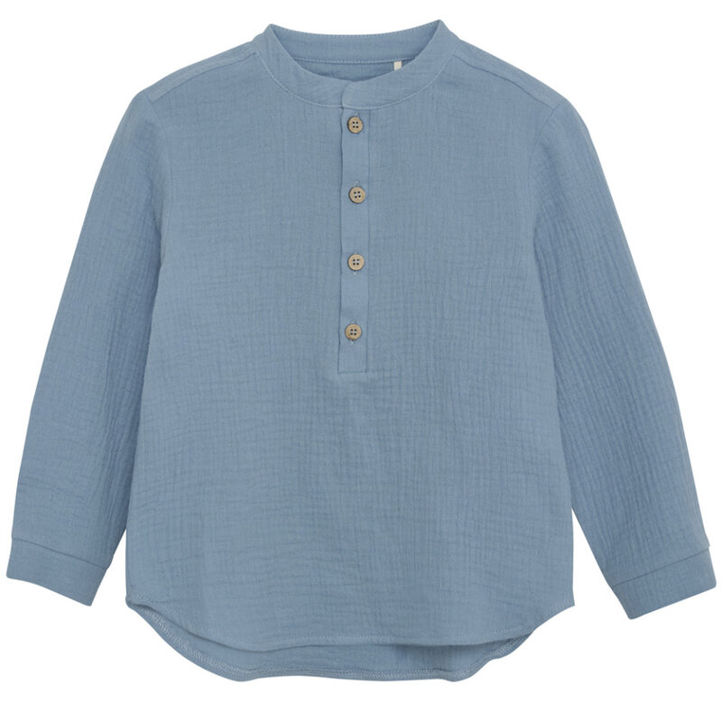 Huttelihut Huttelihut | Shirt LS Muslin citadel