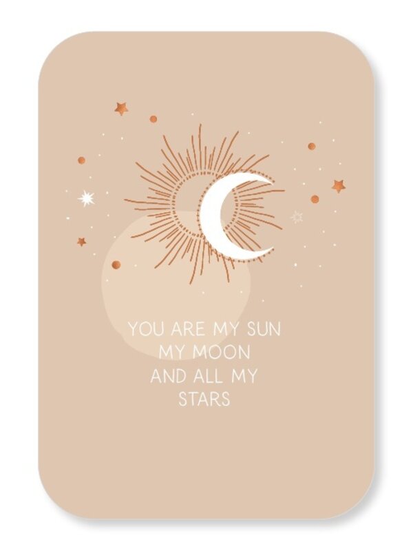 Jots Jots | Wenskaart you are my sun