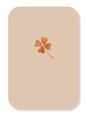 Jots Jots | Wenskaart klavertje