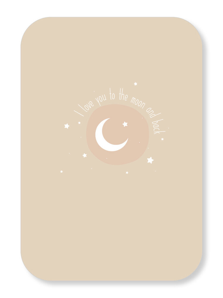 Jots Jots | Wenskaart to the moon