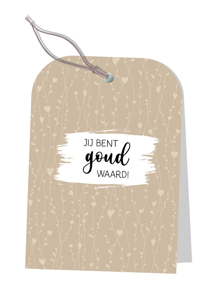 Jots Jots | Labelkaart goud waard