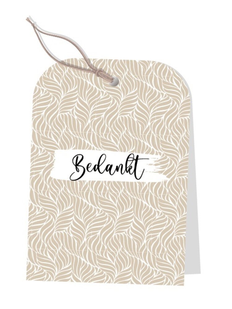 Jots Jots | Labelkaart bedankt