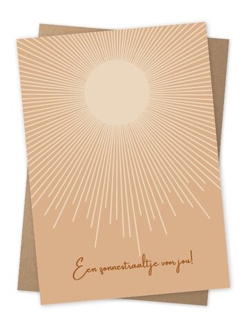 Jots Jots | Wenskaart zonnestraaltje