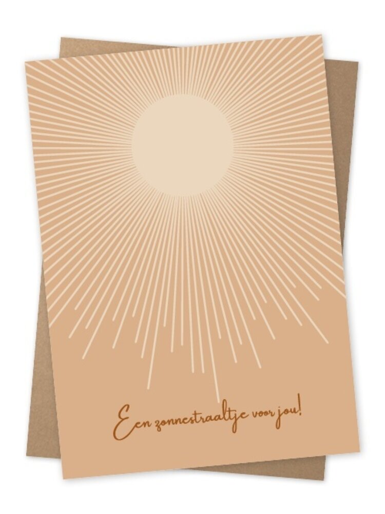 Jots Jots | Wenskaart zonnestraaltje