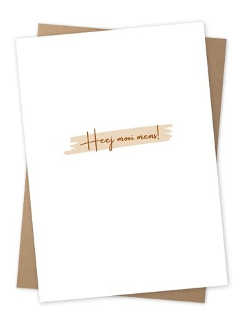 Jots Jots | Wenskaart heej mooi mens