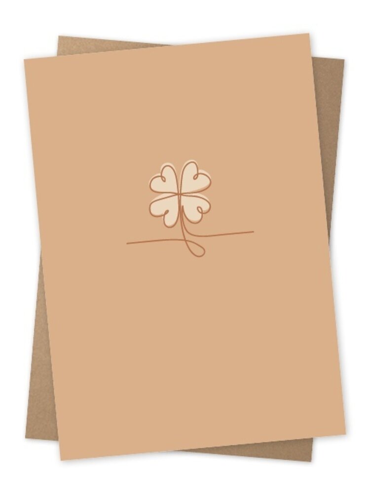 Jots Jots | Wenskaart klavertje