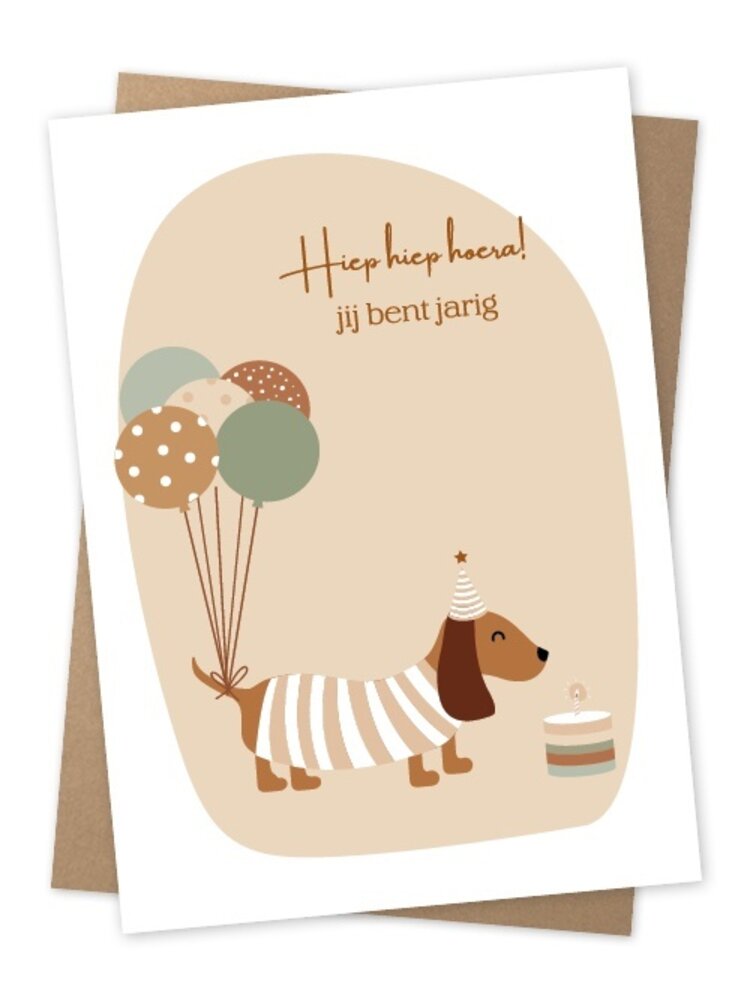 Jots Jots |  Wenskaart hiephiep hoera