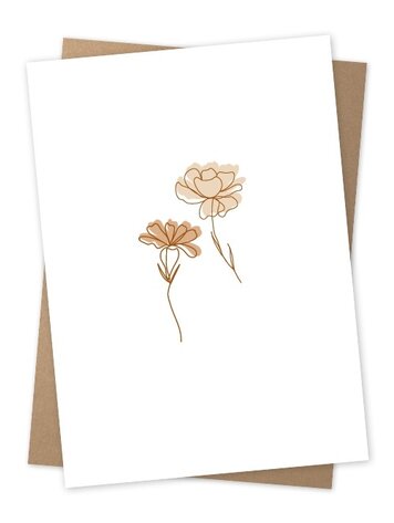 Jots Jots | Wenskaart bloemen