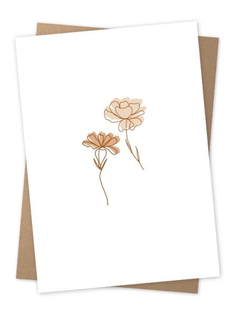 Jots Jots | Wenskaart bloemen