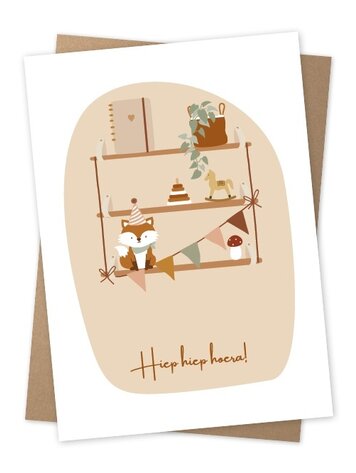 Jots Jots | Wenskaart hiep hiep hoera