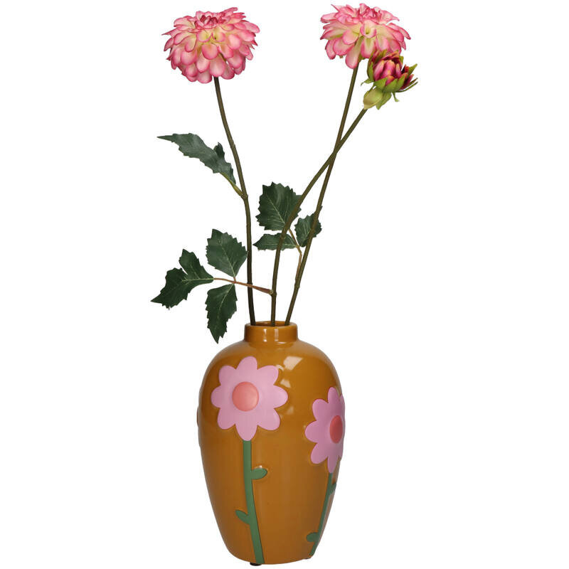 Stijl28 | Vaasje flowers oker