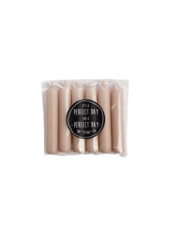 Rustik Lys Rustiklys | Korte dinerkaarsjes Blossom (6st)