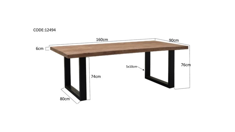 Brix Brix Sturdy 160x90 cm