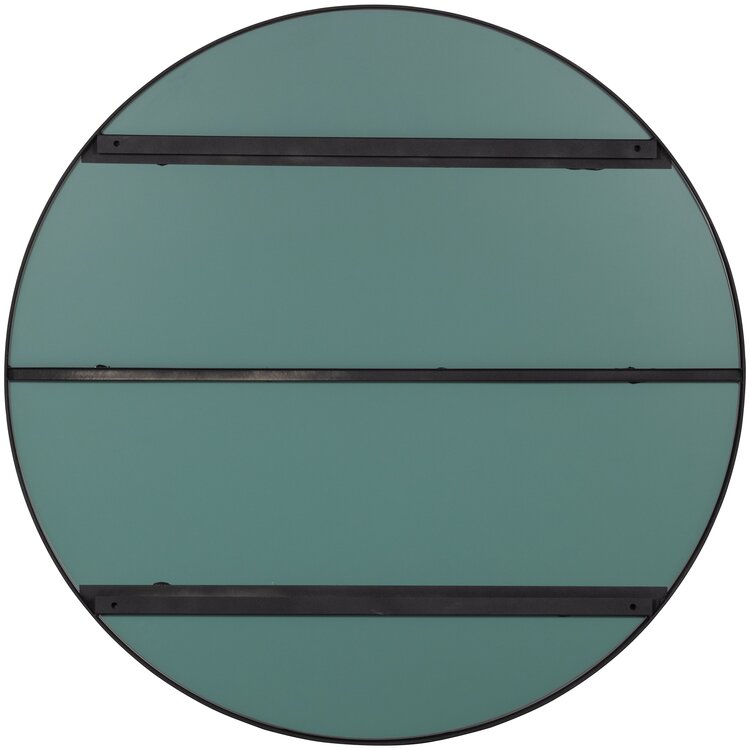 WOOOD. Woood | Doutzen spiegel zwart Ø115CM