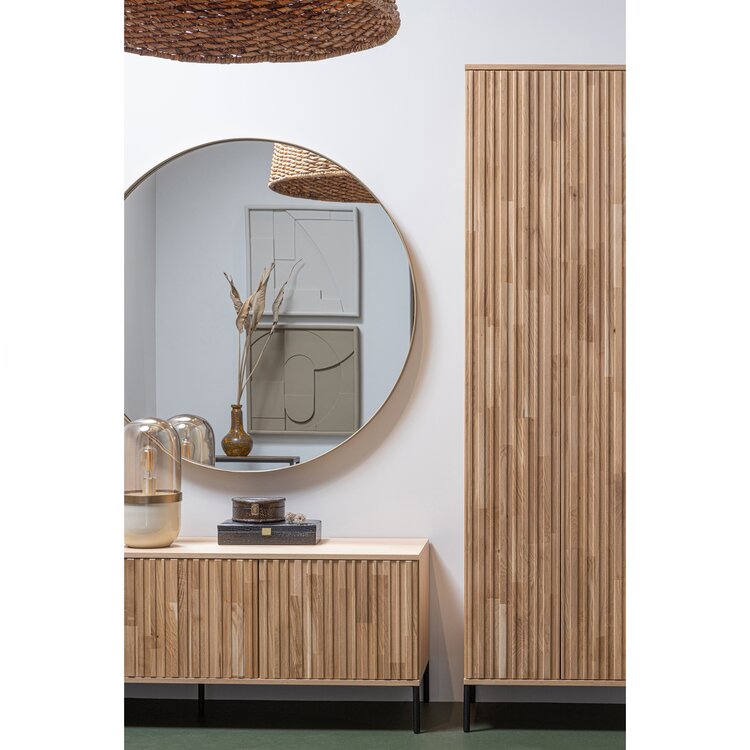 WOOOD. Woood | Doutzen spiegel goud Ø115CM