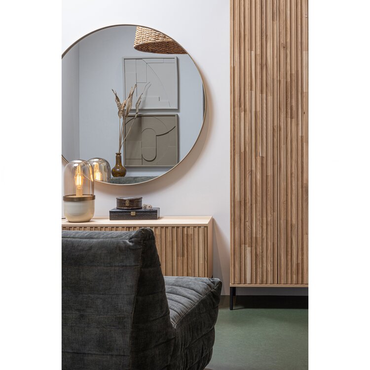 WOOOD. Woood | Doutzen spiegel goud Ø115CM