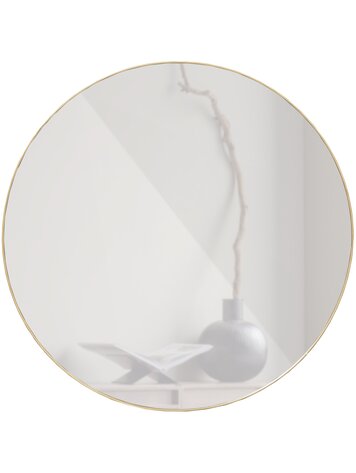WOOOD. Woood | Doutzen spiegel goud Ø80CM