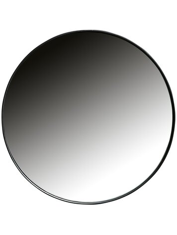 WOOOD. Woood | Doutzen spiegel zwart Ø80CM