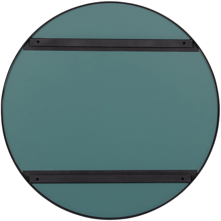 WOOOD. Woood | Doutzen spiegel zwart Ø80CM